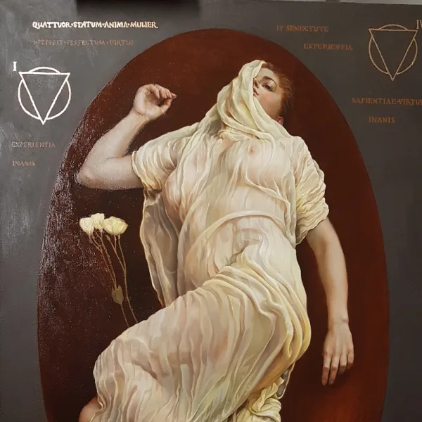 QUATTUOR STATUM ANIMA MULIER, 80x55cm, 2017
